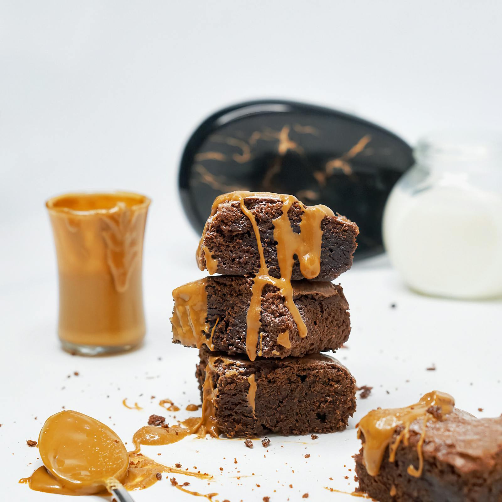 Brownie con mantequilla de maní